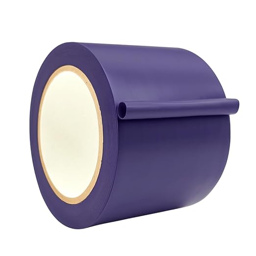 WOD VTC365 Purple Vinyl Pinstriping Tape, 4 inch x 36 yds. for School Gym Marking Floor, Crafting, & Stripping Arcade1Up, Vehicles and More
