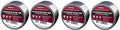 Nashua 361-11 Foil Tape for Waterproofing Repair, 11 mil Thick, 10 m Length, 48 mm Width, Aluminum (4)