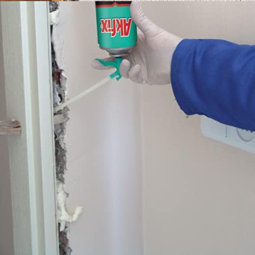 Akfix 805 Gap Filler Expanding Foam Sealant (12x25.3 Oz)- Gaps and Cracks Spray Insulation Can, Polyurethane Expanding Waterproof Sealant with Straw, for Window and Door | 25.3 Oz. 12 Pack