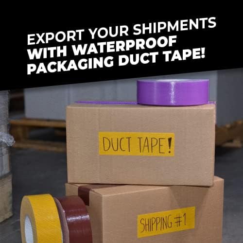 WOD DTC10 Advanced Strength Industrial Grade White Duct Tape, 3/4 inch x 60 ft. Waterproof, UV Resistant For Crafts & Home Improvement