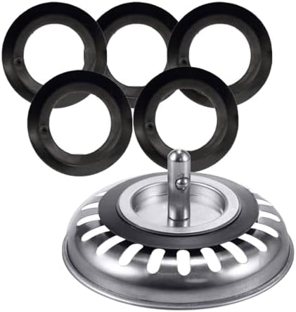 FlexiSeal Kitchen Sink Drain Washer - Practical Rubber Seal for Sink Drain & Strainer, Waterproof Gasket Replacement