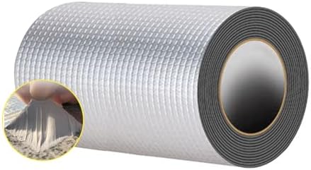 Butyl Tape, Waterproof RV Sealant Tape Butyl Rubber UV-Resistant Roofing Tape for Camper Marine Boat Truck Window Glass Roof Leak Patching Pipe Sealing (32.8ft x 7.87in)