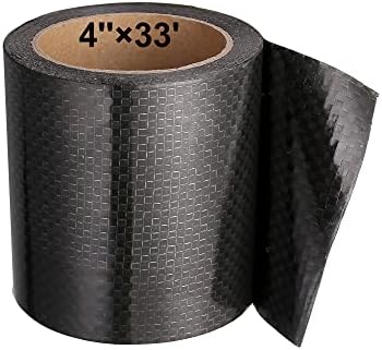 PlusRoc RV Underbelly Material Flex Belly Tape Tear Repair Patch(4'' x 33') | Waterproof Permanent Sealing Adhesive for Mobile Home, Camper Travel Trailer