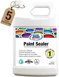 Rain Guard Paint Sealer 1 Gallon | Ready to Use | Protects Painted Concrete, Wood, Stone | Silane/Siloxane Acrylic Waterproofer | UV Resistant | Fast Drying | Semi-Satin Finish