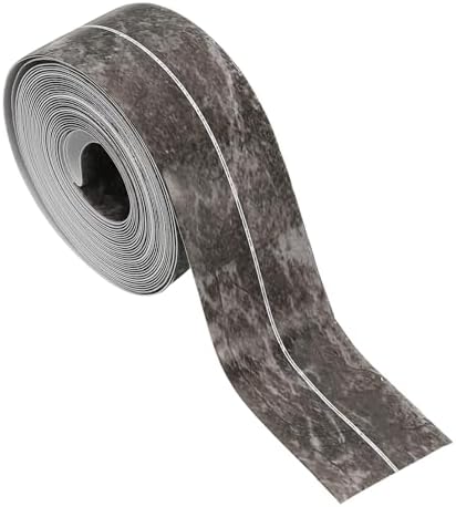 PATIKIL Caulk Tape Waterproof Self Adhesive, PVC Toilet Caulking Sealant Strip Bathtub Caulk Sealing Strip Tape for Bathroom Kitchen Countertop, Ink Painting (1.5 Inch x 16.4 Ft)
