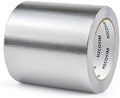 Silver Aluminum Foil Tape 6in x 66ft High Temperature Adhesive Muffler Tape Heat Shield Blocking Tape for HVAC/Air Conditioning Pipe/Car Exhaust Pipe