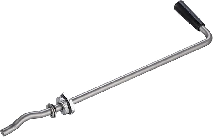 Replacement Handle for Commercial Sink Drain, Waste Valve Drain Lever Drain Parts Repair, Stainless Steel