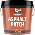 Liquid Rubber Asphalt Patch, Cold Patch for Driveways & Potholes, 11lb Pail