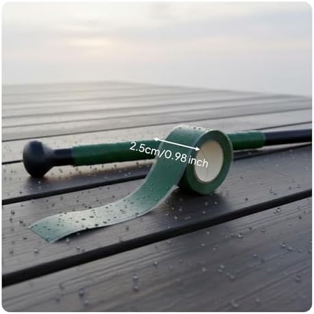 Watercraft Band Self Fusing Silicone Tape Sealant Wrap Grip Tape Repair Tape with Airtight Watertight Suitable for Boating Repairs Plumbing leaks, Green