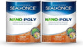 Seal-Once Nano+Poly Penetrating Wood Sealer with Polyurethane - Premium Waterproof Sealant -2 Gallon & Cedar