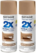 Rust-Oleum Painter's Touch 2X Ultra Cover Spray Paint, Satin Nutmeg