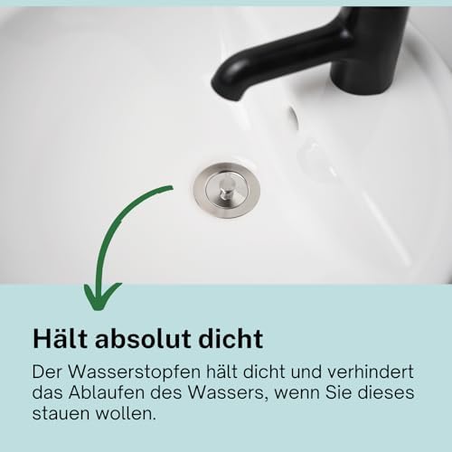 Drain Plug Sink Plug Suitable as Replacement Part for IKEA ODENSVIK