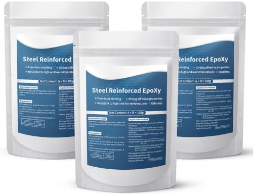 High Strength Multi-Purpose Repair Clay for Metal Wood Plastic Ceramic, Hand Kneadable Molding Adhesive, Waterproof Gap Filler Repair for Home, Plumbing, Automotive Fix (3PCS)