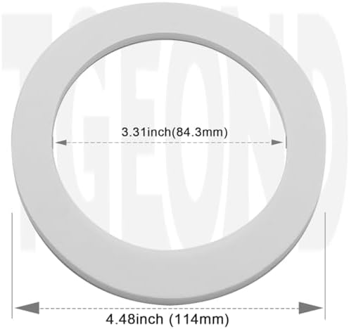 EPE & Rubber Sink Strainer Seal Kit for 3-1/2 Inch Drains | 2 O-Rings Gasket + 2 Seal Ring Washers | No Plumber's Putty Needed | US Standard Drain Compatibility ‌