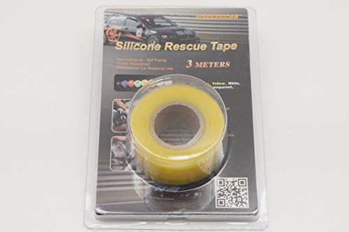 Autobahn88 Universal Hose Rescue Tape, Silicone Self fusing Repair Tape, 1" x 10ft, Pack of 2 - Yellow