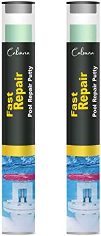 Underwater Pool Putty Epoxy - 2 Part Set, Quick Set for Spa, Hot Tub, & Pool Leak Repair - Bonds to Fiberglass, Concrete & More - 8 oz Total, Easy DIY Waterproof Sealant – Work Like Magic