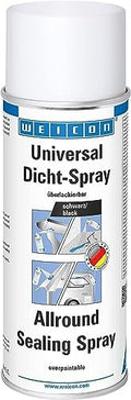 WEICON Allround Sealing Spray 400ml / 13.5oz | Waterproof Sealant for Indoor & Outdoor Use | Ideal for Boat, Car, Motorcycle, Caravan | Industrial Grade (Black, 400ml / 13.5oz)