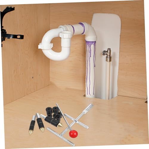 SOLUSTRE Emergency Repair Kit Leak Prevention Tools Plumbing Emergency Repair Set Sturdy Copper Stainless Steel Easy to Use