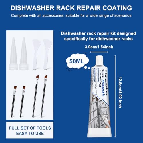 100ml Gray Dishwasher Rack Repair Coating, Waterproof & Heat Resistant