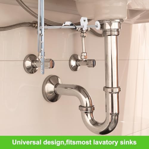 uxcell Lavatory Sink Drain Repair Kit, 304 Stainless Steel Center Ball Rods for Replacement Bathroom Sink Pivot Rod, 20cm Rod/12mm Ball