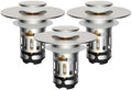 Hibbent 3 PCS Upgraded 3 in 1 Bathroom Sink Drain Strainer, Pop Up Stopper