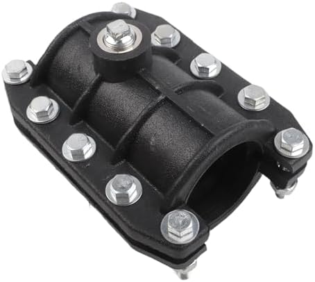 Pipe Repair Clamp for 25mm, 32mm, 63mm Pipes - PE Leak Proof Fix for Metal, Plastic, Cast Iron, Cement Water Lines - Quick Install No Tools(25mm)