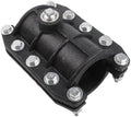 Pipe Repair Clamp for 25mm, 32mm, 63mm Pipes - PE Leak Proof Fix for Metal, Plastic, Cast Iron, Cement Water Lines - Quick Install No Tools(25mm)