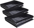 ToLanbbt Pond Liner 7 x 10 Ft, 20 Mil HDPE UV Resistant Preformed Pond Liner Easy Cutting, Underlayment for Fountain, Waterfall, Koi Pondsand Water Garden (Black) (Pack of 3)