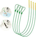 50 Inch Drain Snake Hair Clog Remover, 4 Pack Metal Drain Cleaner Tool