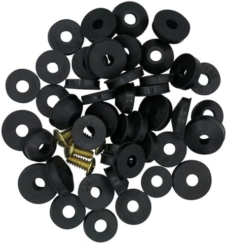 58Pieces Faucet Washer Set withScrews, Multiple Size Rubber Sealing Gaskets Portable for Leak Plumbing Repair
