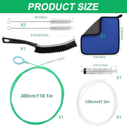 XANGNIER Car Sunroof Drain Cleaning Tool Kit,7 Pcs