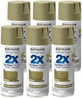 Rust-Oleum 334077-6PK Painter's Touch 2X Ultra Cover Spray Paint, 12 oz, Satin Oregano, 6 Pack