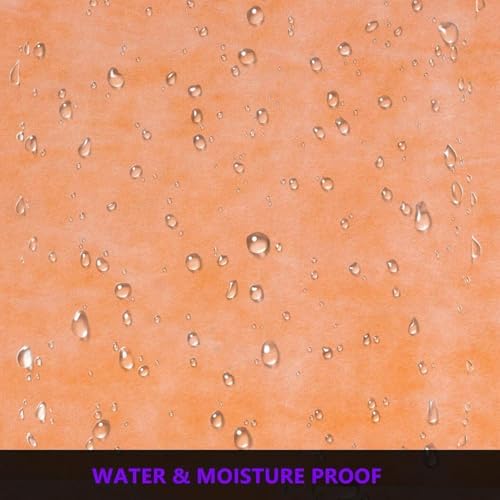 Waterproof Membrane for Shower 3.3 ft x 98.5 ft / 323 Square Feet Waterproofing Membrane 20mil Thickness Tile Underlayment Waterproof for Sauna Bathroom Walls 323 sqft Polyethylene Fabric Roll
