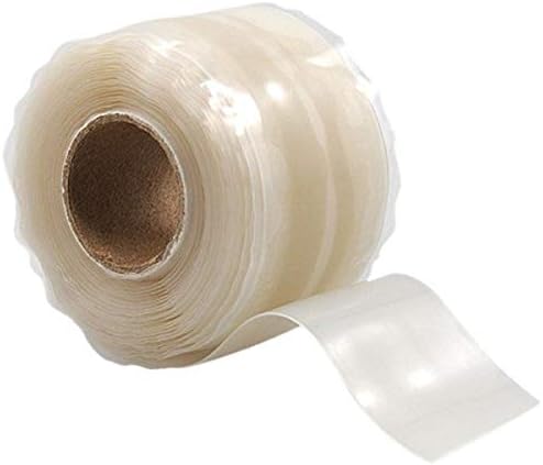 Prestige Import Group Extreme Ultra Bond Self-Fusing Silicone Rubber Insulating & Repair Tape - 1 Inch Width x 10 Feet Length - 3 Rolls - Color: Clear