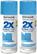 Rust-Oleum Painter's Touch 2X Ultra Cover Spray Paint, Satin Oasis Blue