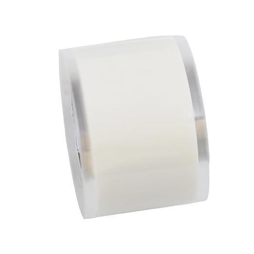 Waterproof Self-Fusing Silicone Tape for Pipe Repair and Hose Leak Seal, Electrical Wire Insulation for DIY Plumbing Projects,1.5m(white)