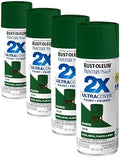 Rust-Oleum 383200 Painter's Touch 2X Ultra Cover Spray Paint, 12 oz, Satin Seaweed (Pack of 4)