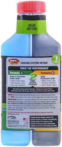 Bar's Leaks 1150 High Mileage Cooling System Repair, 1-Pack, 16.9 oz