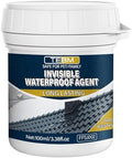 Transparent Waterproof Sealant Coating Invisible Waterproof Agent, 100G Waterproofing Adhesive for Roofs, Walls, Bathroom, Shower, Wood, Indoor & Outdoor Water Proof Clear Paint Sealer
