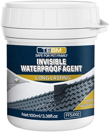 Transparent Waterproof Sealant Coating Invisible Waterproof Agent, 100G Waterproofing Adhesive for Roofs, Walls, Bathroom, Shower, Wood, Indoor & Outdoor Water Proof Clear Paint Sealer