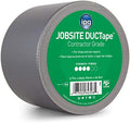 IPG JobSite DUCTape, Contractor Grade Duct Tape, 3.77" x 60 yd, Silver (Single Roll)