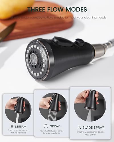 Kitchen Faucet Head Replacement, Kitchen Faucet Sprayer Oil Rubbed Bronze