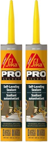 Sikaflex Self Leveling Polyurethane Sealant, Gray | Accelerated Curing | For Concrete Joints | 29 fl. oz | Pack of 2