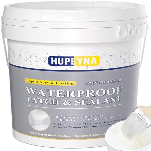 Hupeyna Invisible Waterproof Agent, Liquid Waterproof Sealant 1.32 Gal