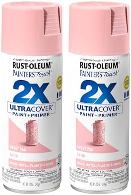 Rust-Oleum Painter's Touch 2X Ultra Cover Spray Paint, Satin Sweet Pea