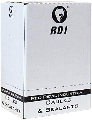 Red Devil 08090I RD PRO 100% Heat Resistant RTV Silicone Sealant, 10.1 oz., Red, 12 Pack, Made in USA