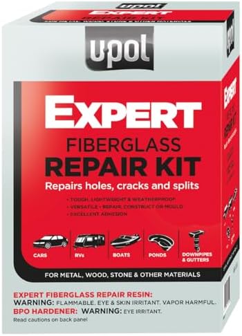 U-POL Expert Fiberglass Repair Kit, Fix Holes, Small