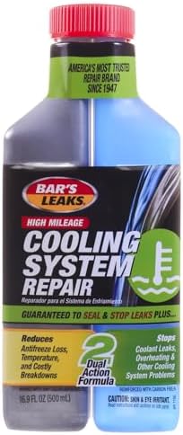 Bar's Leaks 1150 High Mileage Cooling System Repair, 1-Pack, 16.9 oz