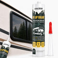 Non-Leveling RV Roof Sealant, Lap Sealant for RV Roofs, Windows, Skylight, Non-Sag RV Roof Sealant, Waterproof Clear RV Sealant, RV Caulking Sealant for Vertical Surface Leak Repair