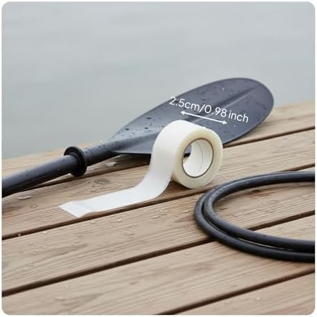 Watercraft Band Self Fusing Silicone Tape Sealant Wrap Grip Tape Repair Tape with Airtight Watertight Suitable for Boating Repairs Plumbing leaks, White